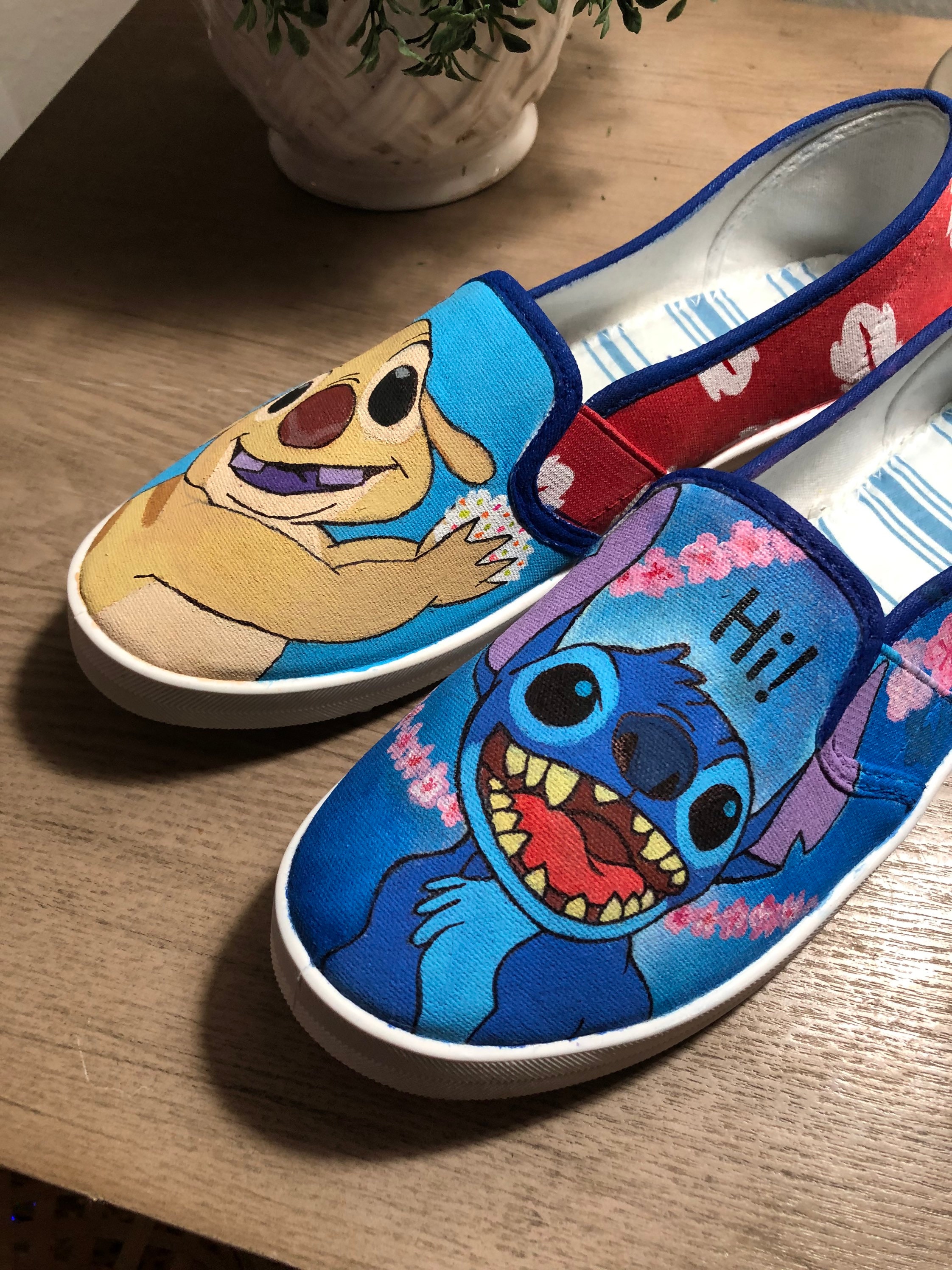 Lilo and Stitch custom shoes | Etsy