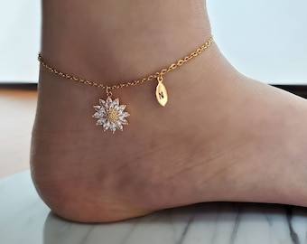 Bracciale Figaro Oro Giallo Bracciale Figaro In Oro Giallo 10k – Braccialetto O Cavigliera Da 9 Pollici, Elegante E Regolabile Braccialetto Cavigliera Oro 9 Pollici - Foto 3