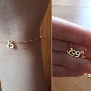 Number Bracelet, Personalized Number Bracelets, tiny angel number Bracelet for mother, minimalist Bracelet, unique jewelry, Mothers day gift