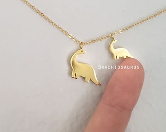 Dinosaur Necklace Personalized Mama and Baby Dinosaur Jewelry necklace for Grandma Mother Daughter Dinosaur Pendant Dainty Mother Child