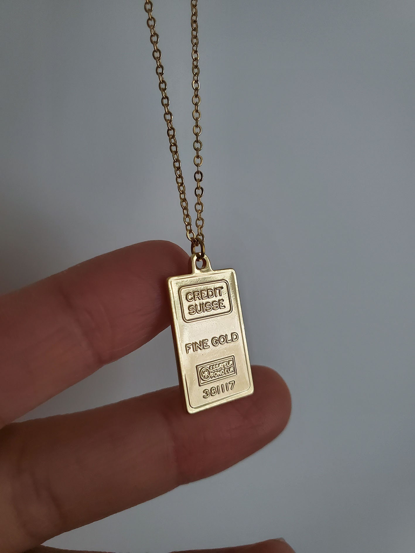 Supreme /Gold Bar Pendant ネックレス/2016/SS