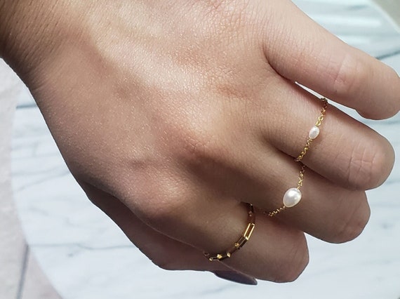 Bague petite perle new arrivals
