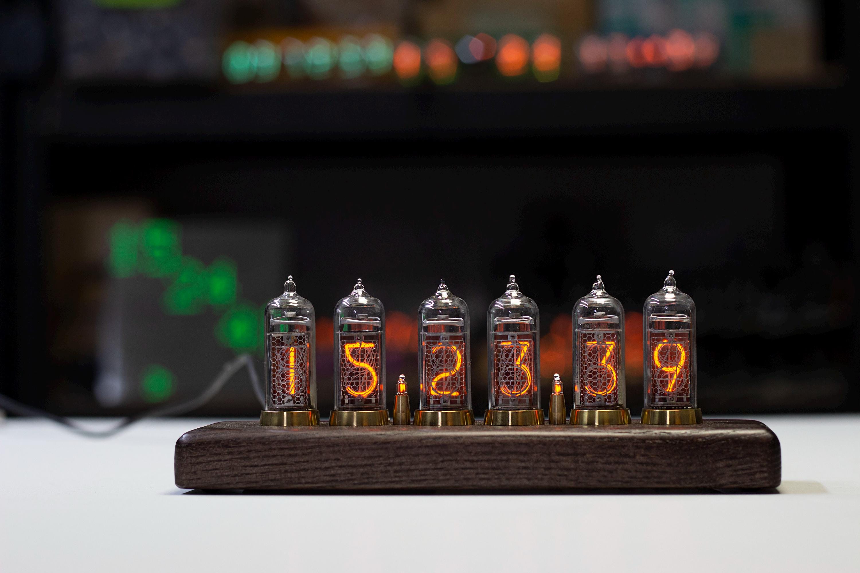 Nixie Tube Clock IN14 of the USSR Production on 6 Lamp - Etsy