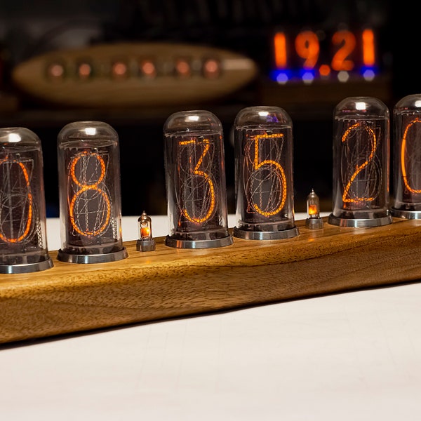 Tube clocks with gas-discharge indicators in-18