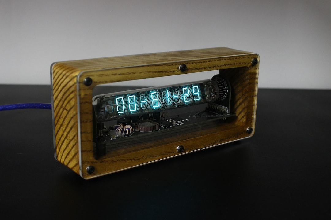 VFD Tube Clock on Vacuum Fluorescent Display IV-18 - Etsy