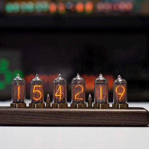 Nixie Tube Clock IN8-2 of the USSR production on 6 lamp