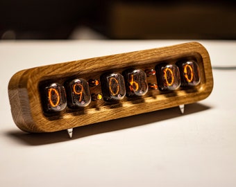 Nixie Tube Clock IN12  with RGB backlight