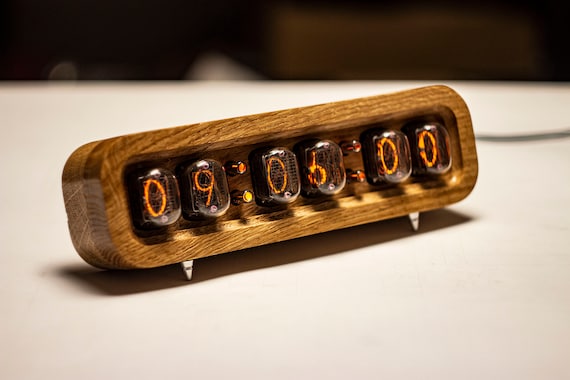 Nixie Tube Clock IN12 With RGB Backlight - Etsy
