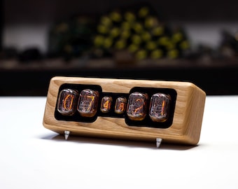 Nixie Tube Clock IN12 and IN17  with RGB backlight