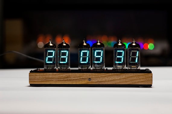 Tube Clock Vacuum Fluorescent Display (VFD) IV-11 (IV-12) on 6