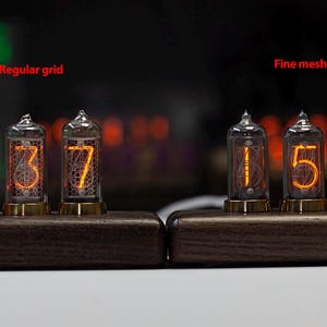 Reloj de tubo Nixie IN8-2 de producción soviética de 6 lámparas imagen 7