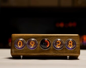 Nixie Clock on Gas-discharge Indicators IN-4 and Dekatron OG-4 - Etsy