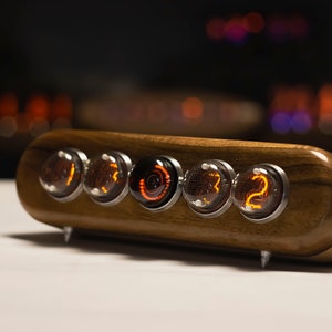 Nixie clock indicators IN-4 and dekatron OG-4