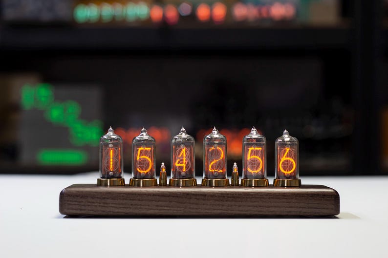 Reloj de tubo Nixie IN8-2 de producción soviética de 6 lámparas imagen 6