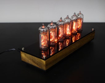Nixie Tube Clock IN14 of the USSR production on 6 lamp