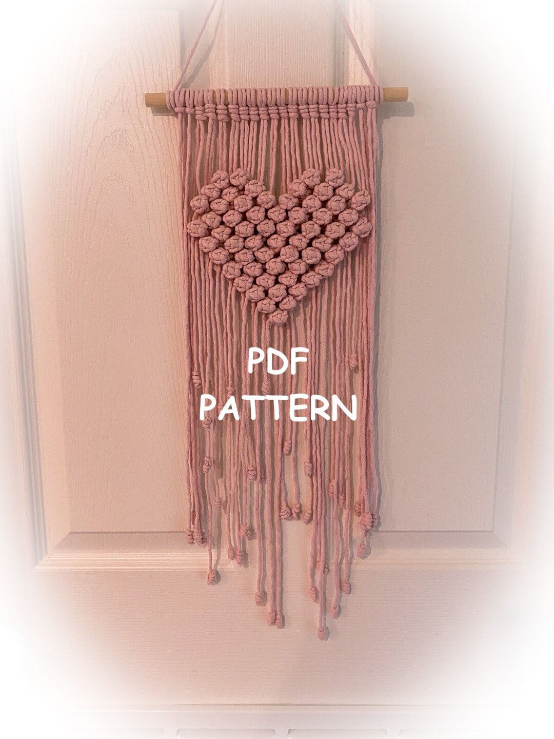 Macrame Wall Hanging Pattern Berry Heart Wall Hanging Pattern Wedding