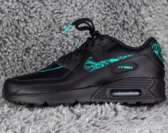 tiffany blue nikes with rhinestones