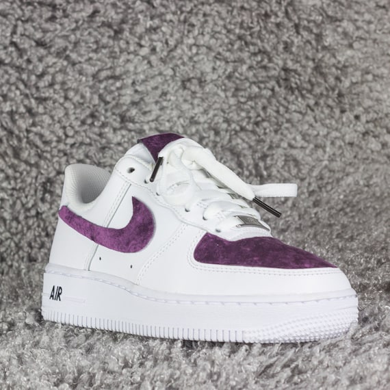 all purple nike air force 1