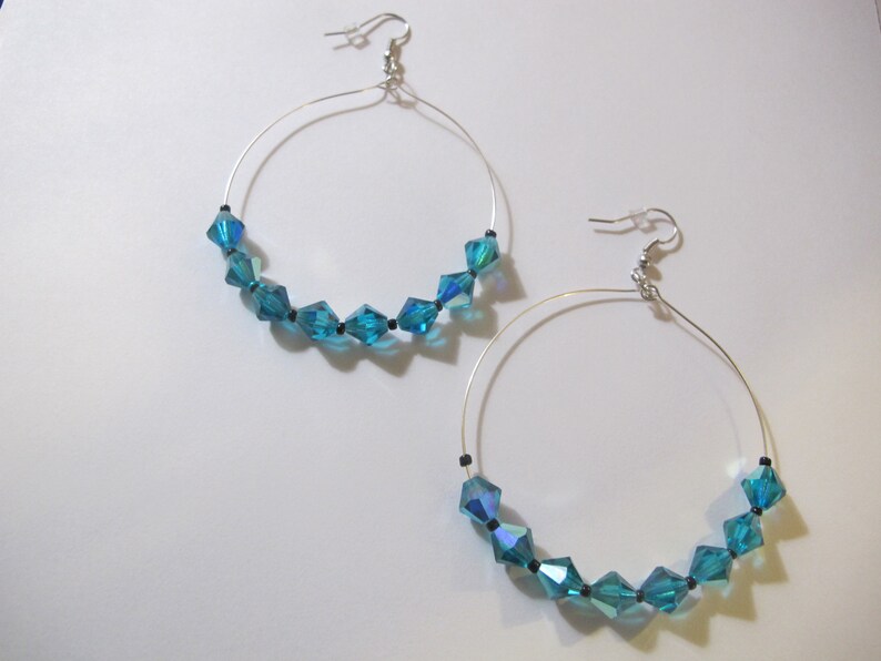Customizable Crystal Hoops