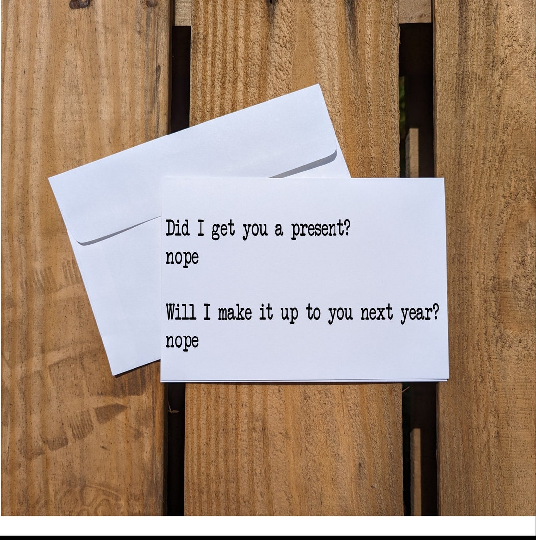 Funny Birthday Card For Her, For Friend, Funny Birthday Card, Comedy Gift For Him, Or Him, Happy