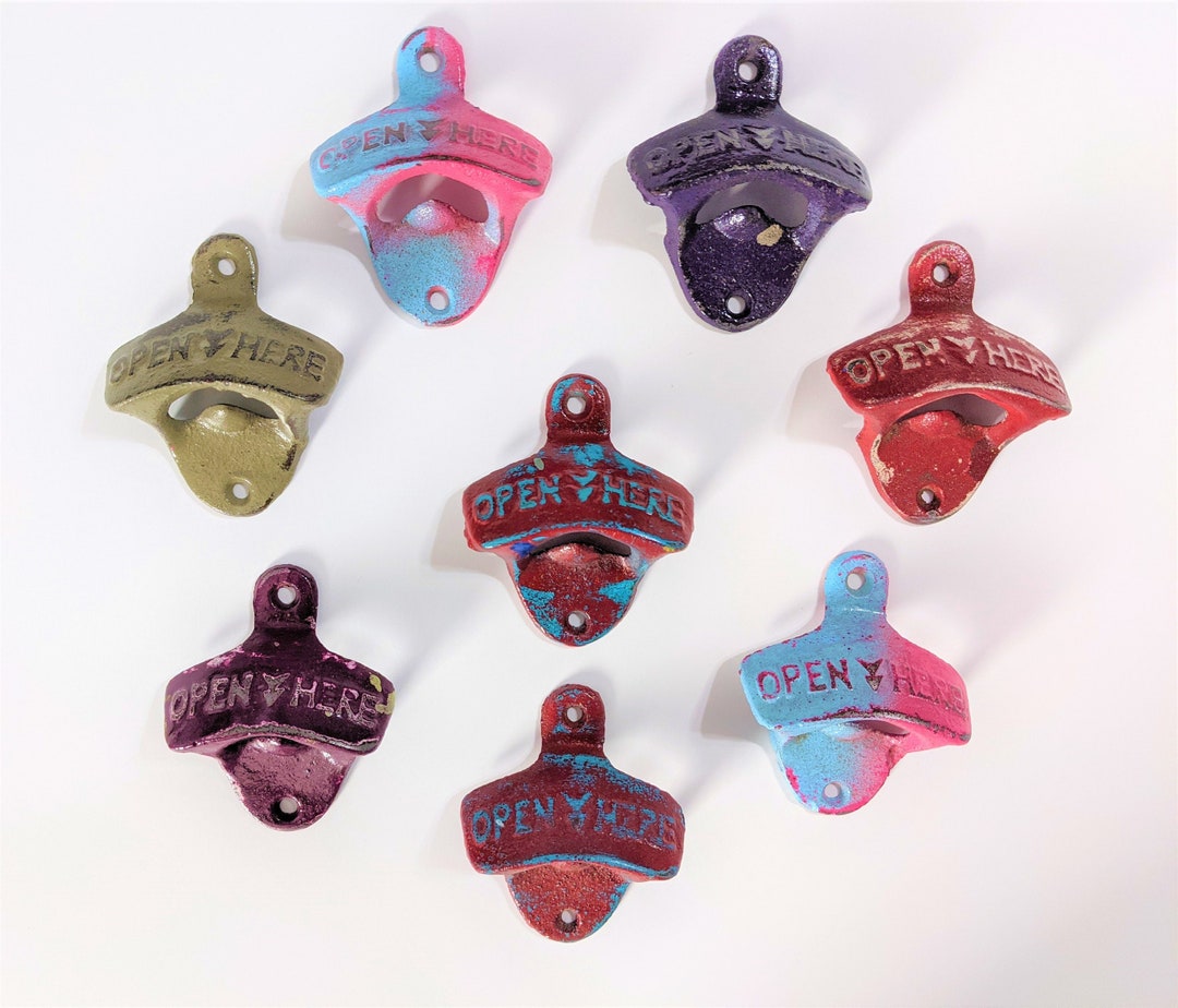 Retro Vintage Style Wall Mounted Bottle Opener, Mid Century Diner