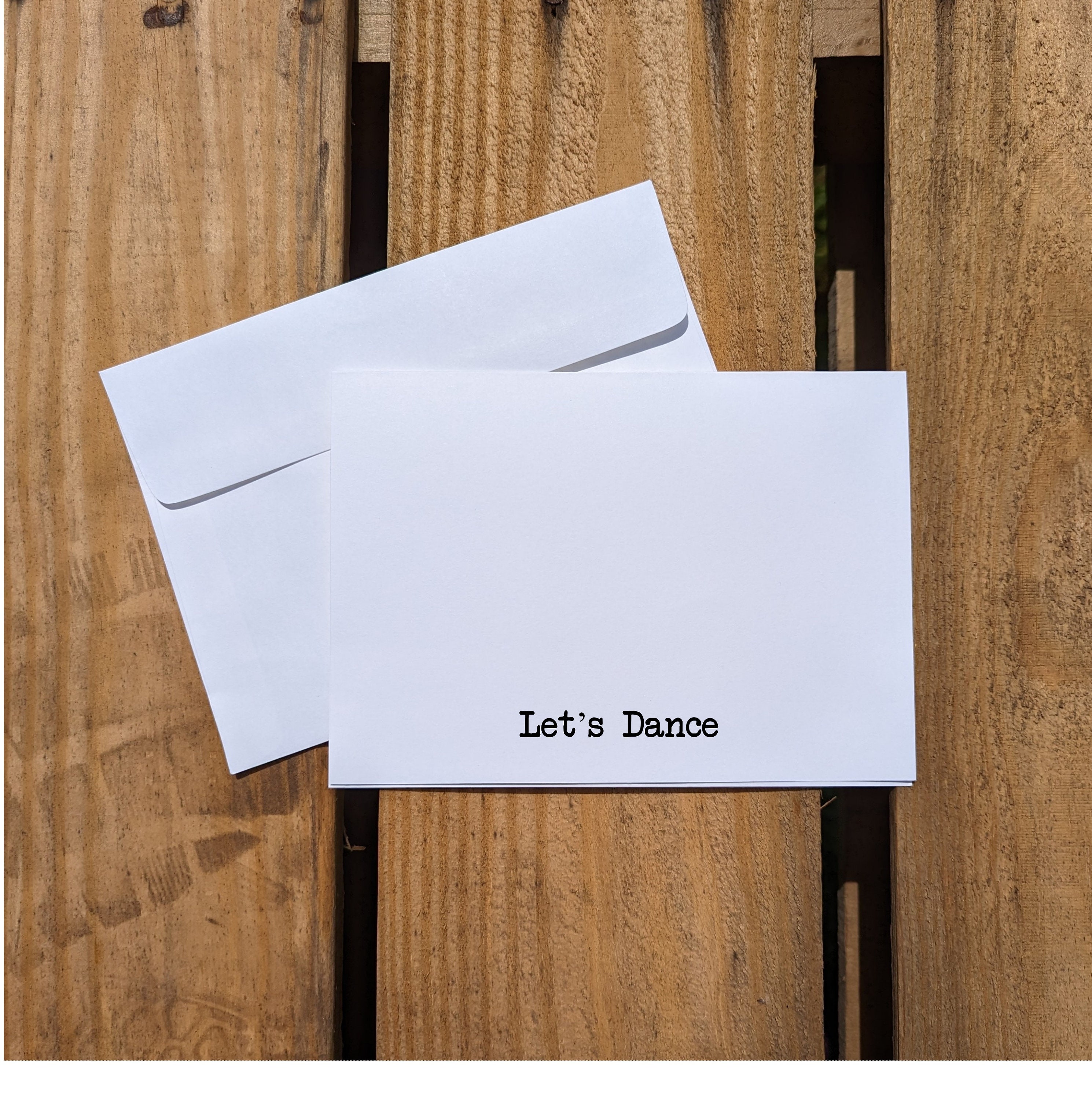 Funny Sarcastic Greeting Card Let's Dance Just Because - Etsy