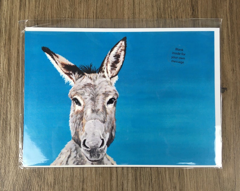 Grußkarte Esel-Karte Geburtstag Briefpapier Esel | Etsy