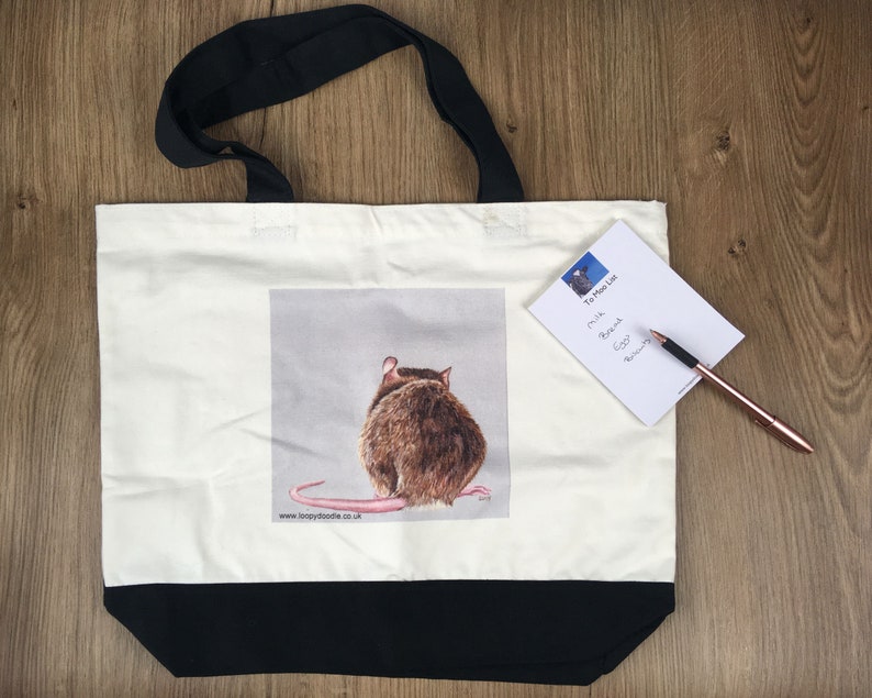 Rat Tote Bag for Animal Lovers Rat Gift Tote Bag Gift for Etsy