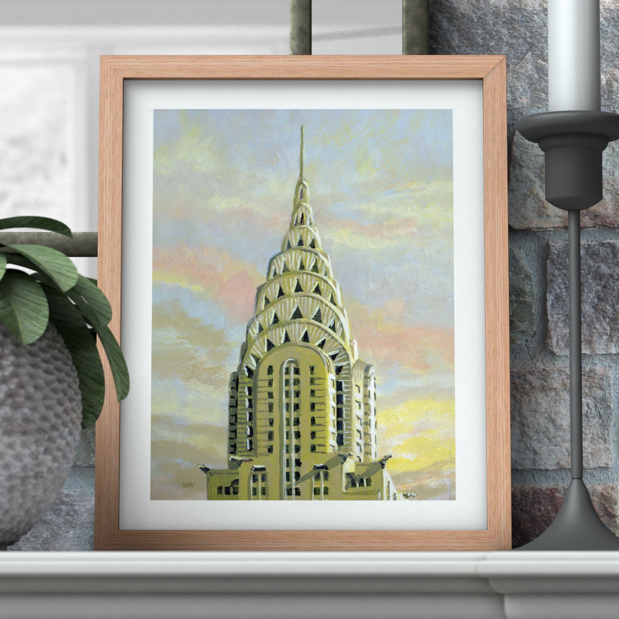 Chrysler Building Art Print: New York City Art Deco Wall