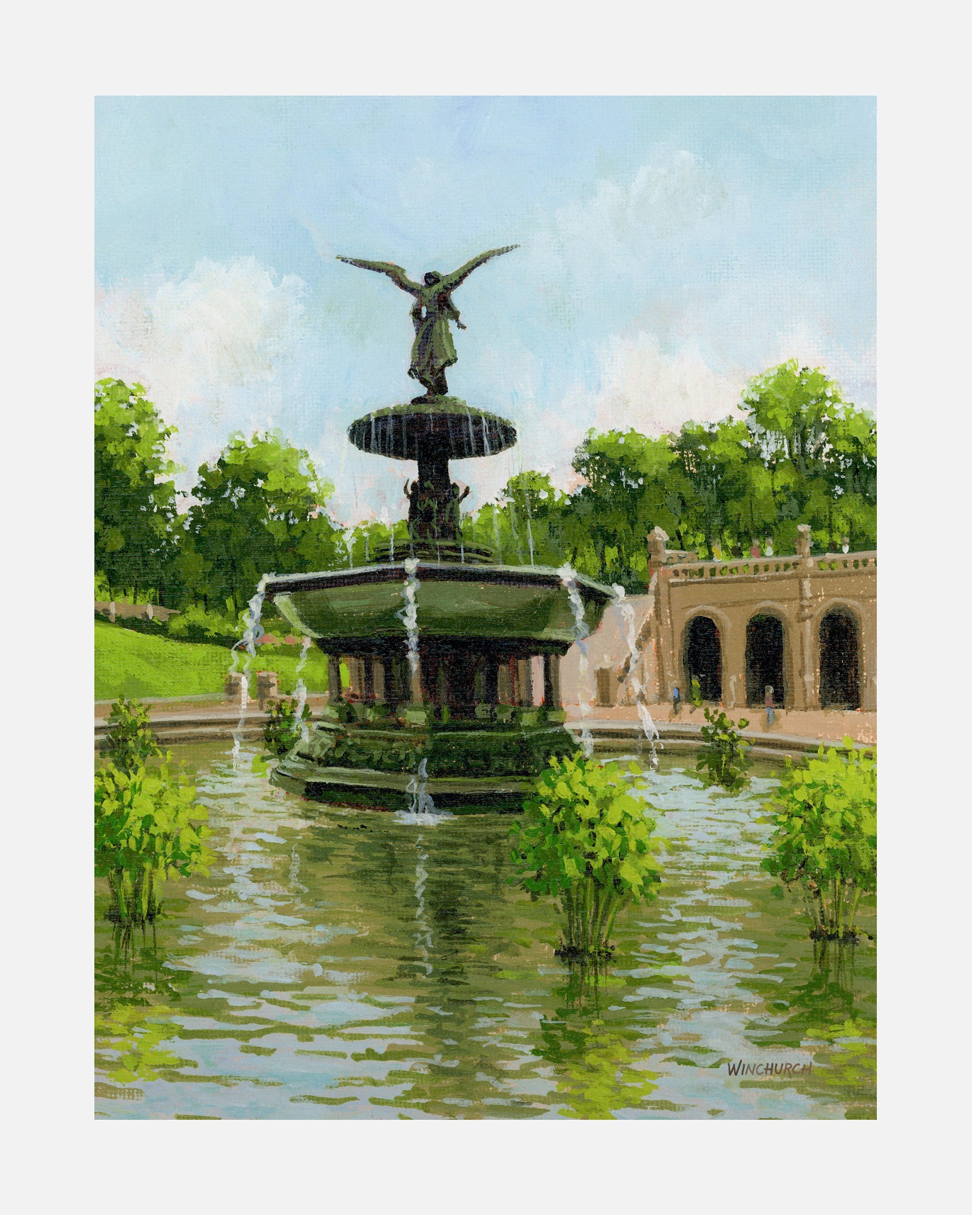 絵画 water fountain Amazon.com: Glitzhome Outdoor Fountain 3 Tier Waterfalls