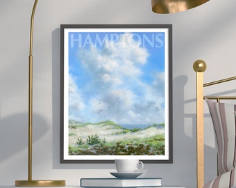 Hamptons Beach Giclée Print: Long Island Seascape Painting