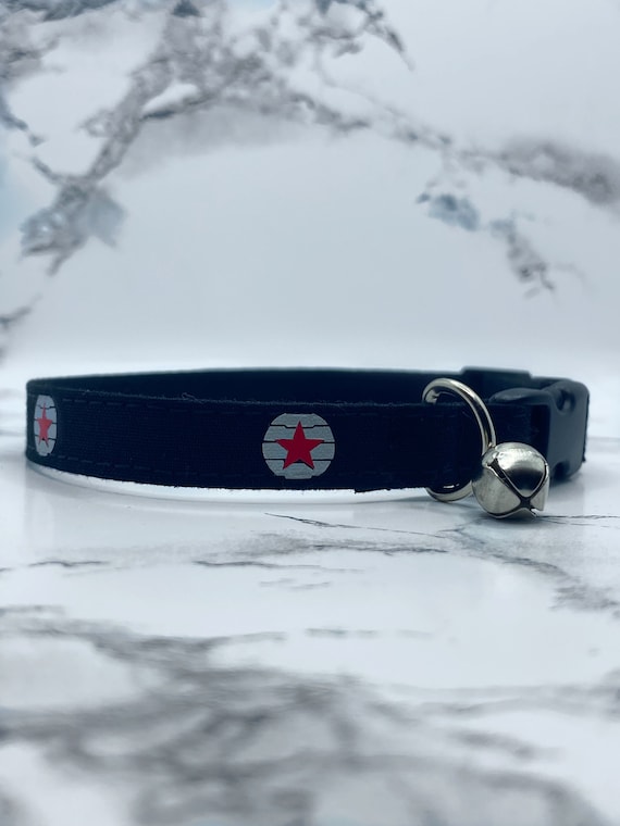 Buckle-Down Marvel X-Men Cat Collar - Breakaway Collar With Bell, Black & Silver, Fits 8.5-12 Inch Necks - View #8