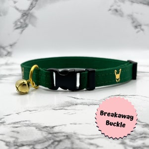 Cat Collar, Golden Crown, Handmade Breakaway Kitten Collar, Mischief