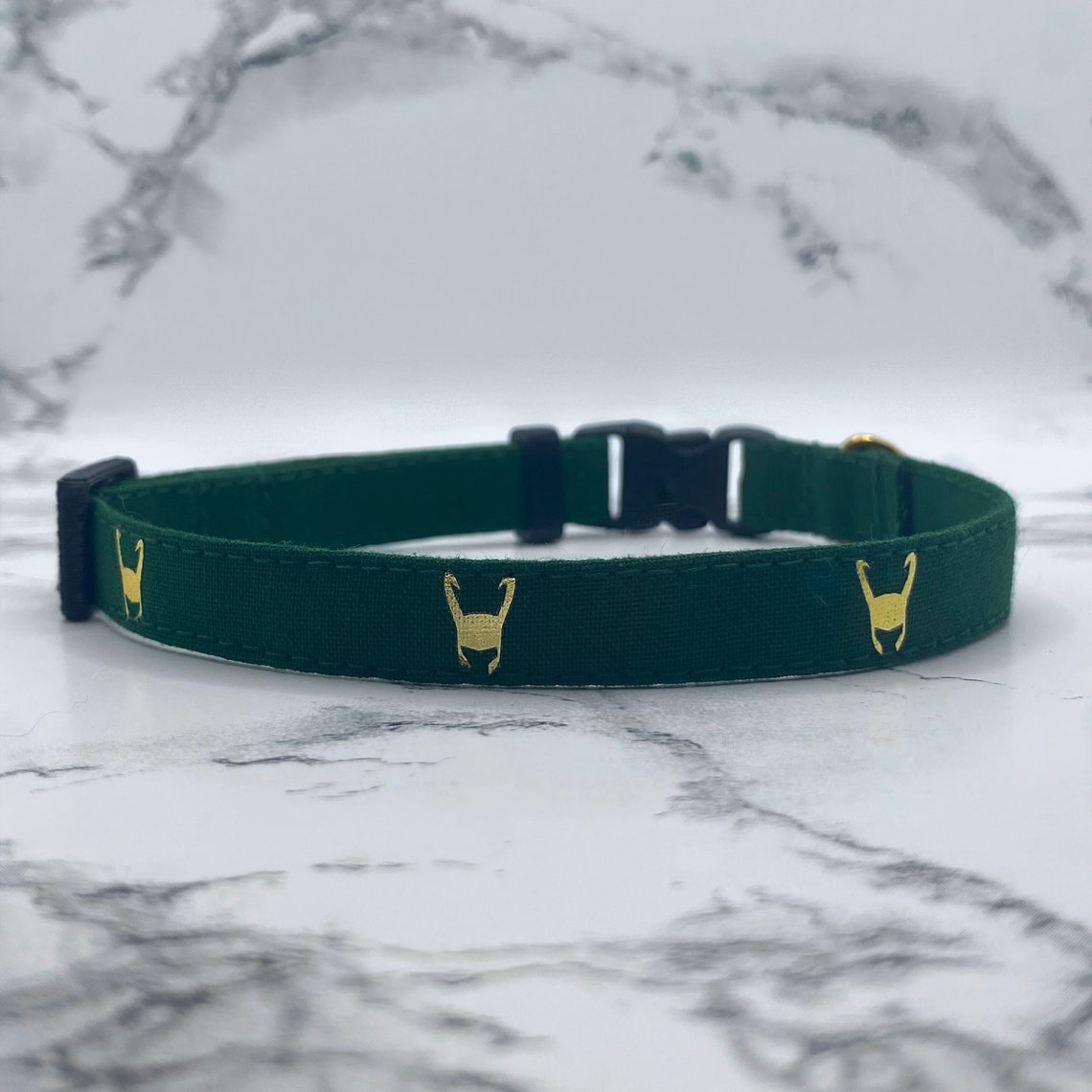 Loki Cat or Kitten Collar God of Mischief Golden Trickster Etsy