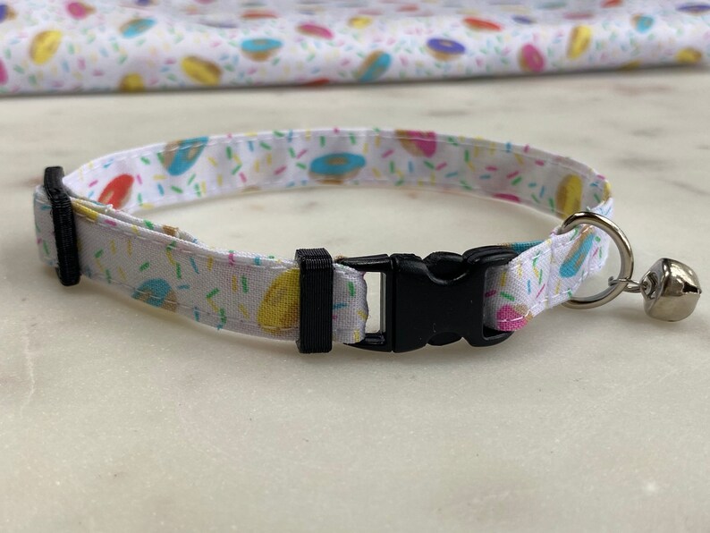 Donut Cat or Kitten Collar Sprinkles Food Handmade Custom Etsy