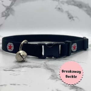 Bucky Cat or Kitten Collar, Breakaway, Inspired, superhero, small dog, gift, handmade, personalized