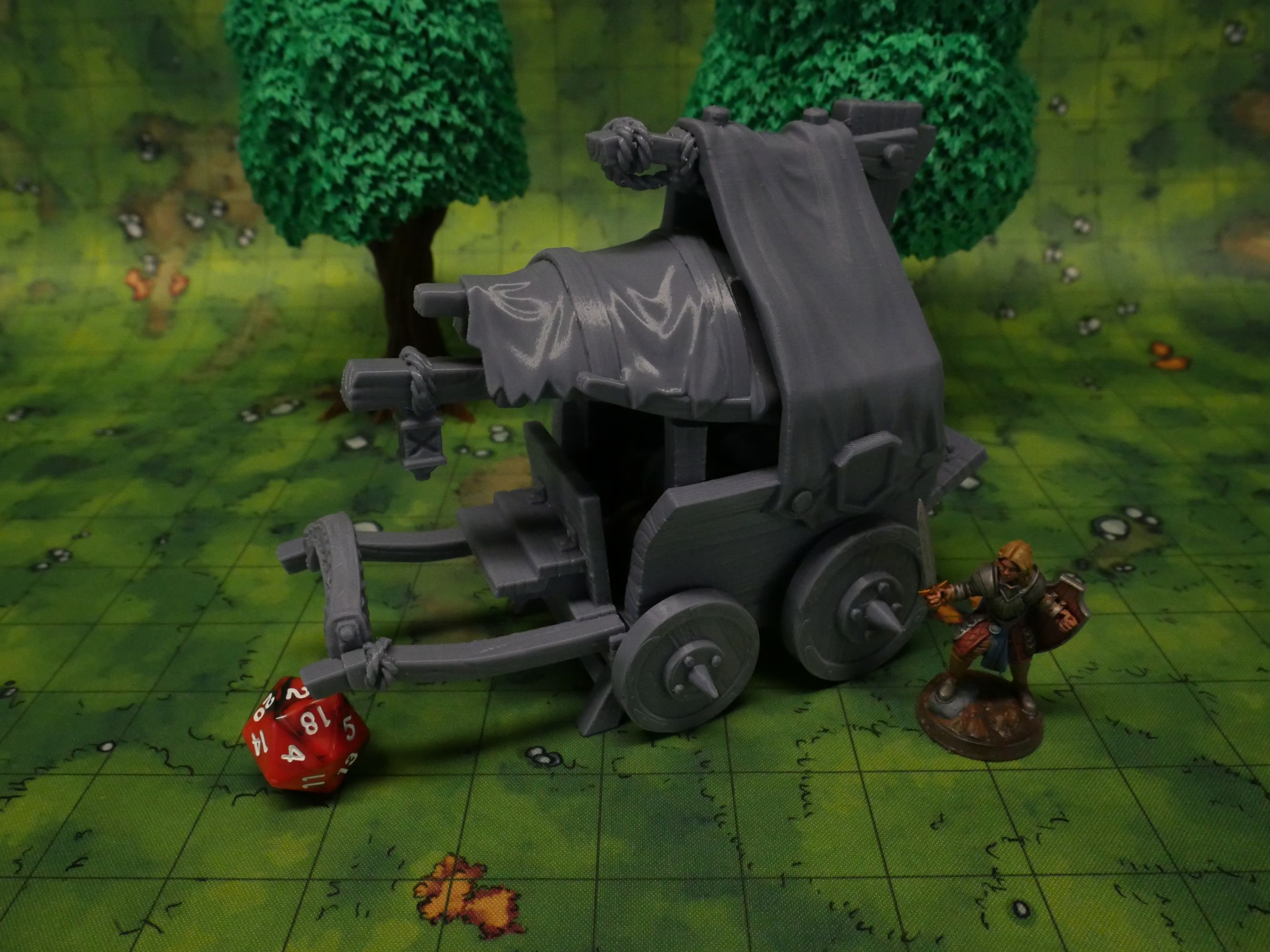 Dnd Terrain Covered Wagon Lost Adventures Dungeons and Etsy