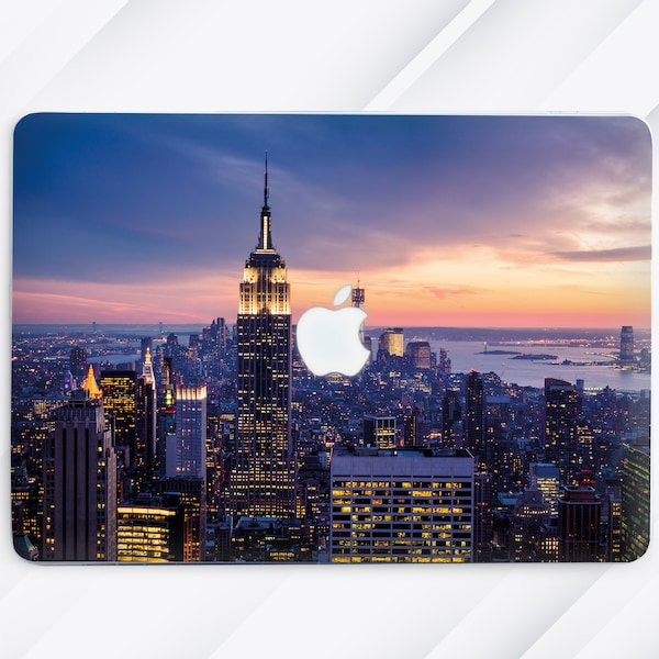 NYC Skyline Macbook Pro 16 Case Macbook 13 Air Case Urban Print Macbook Pro 13 Case Mac 15 Pro Case Skyscraper View Macbook 12 Case AD0430