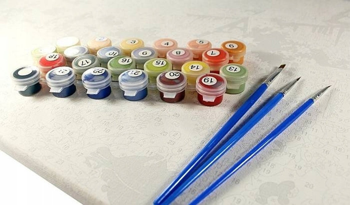 Paint by Numbers DIY Kit Painting by Number Art Paint by Numbers Canvas ...