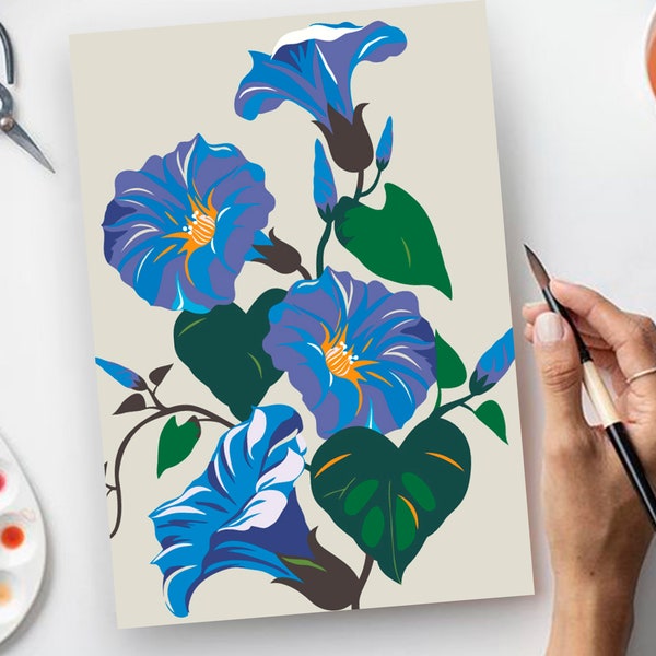 Paint by Number Design Pdf Etsy