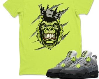 lime green jordan shirt