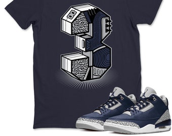 Air Jordan 3 Shirt Etsy