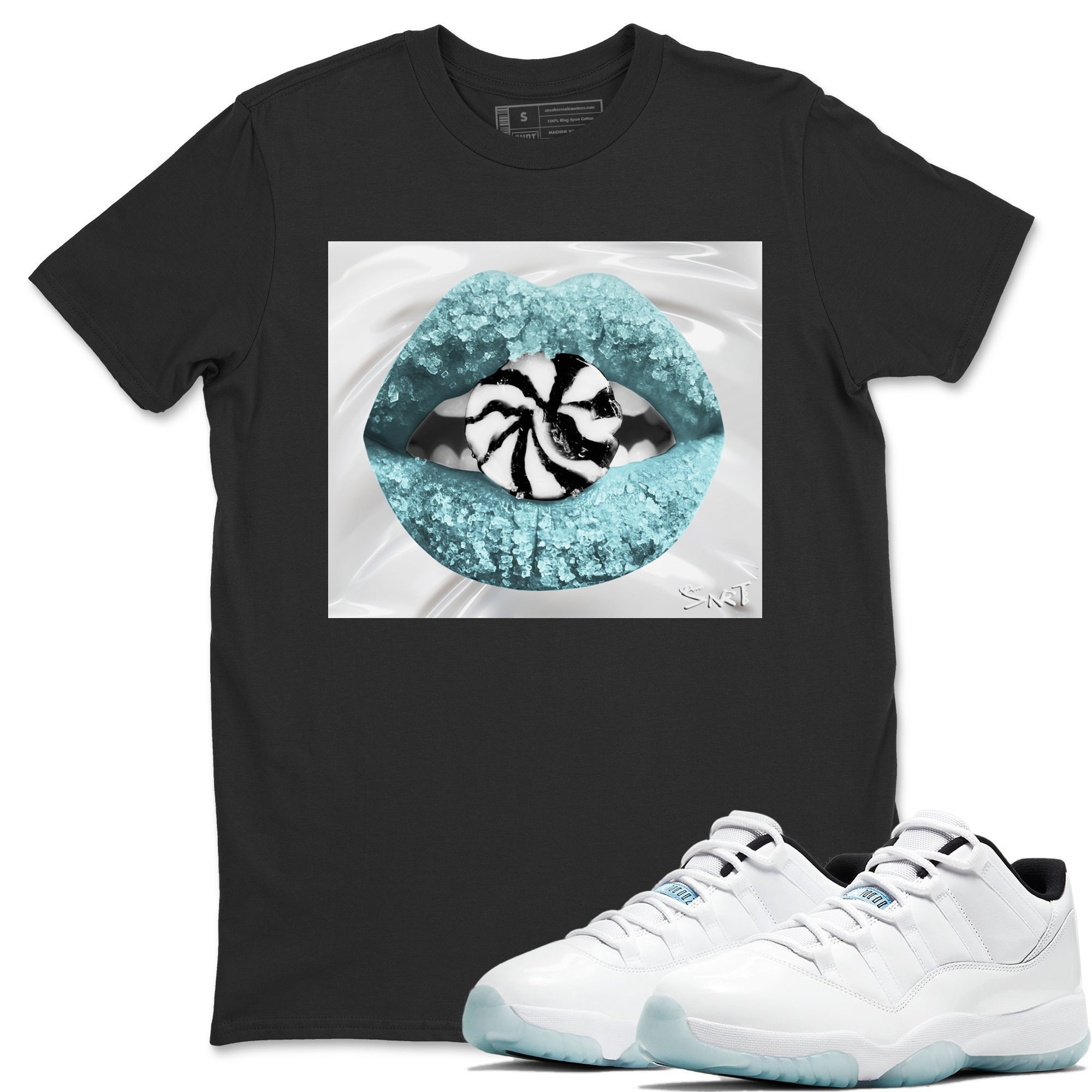 Air Jordan 11 Legend Blue Sneaker Shirts And Sneaker Matching Etsy