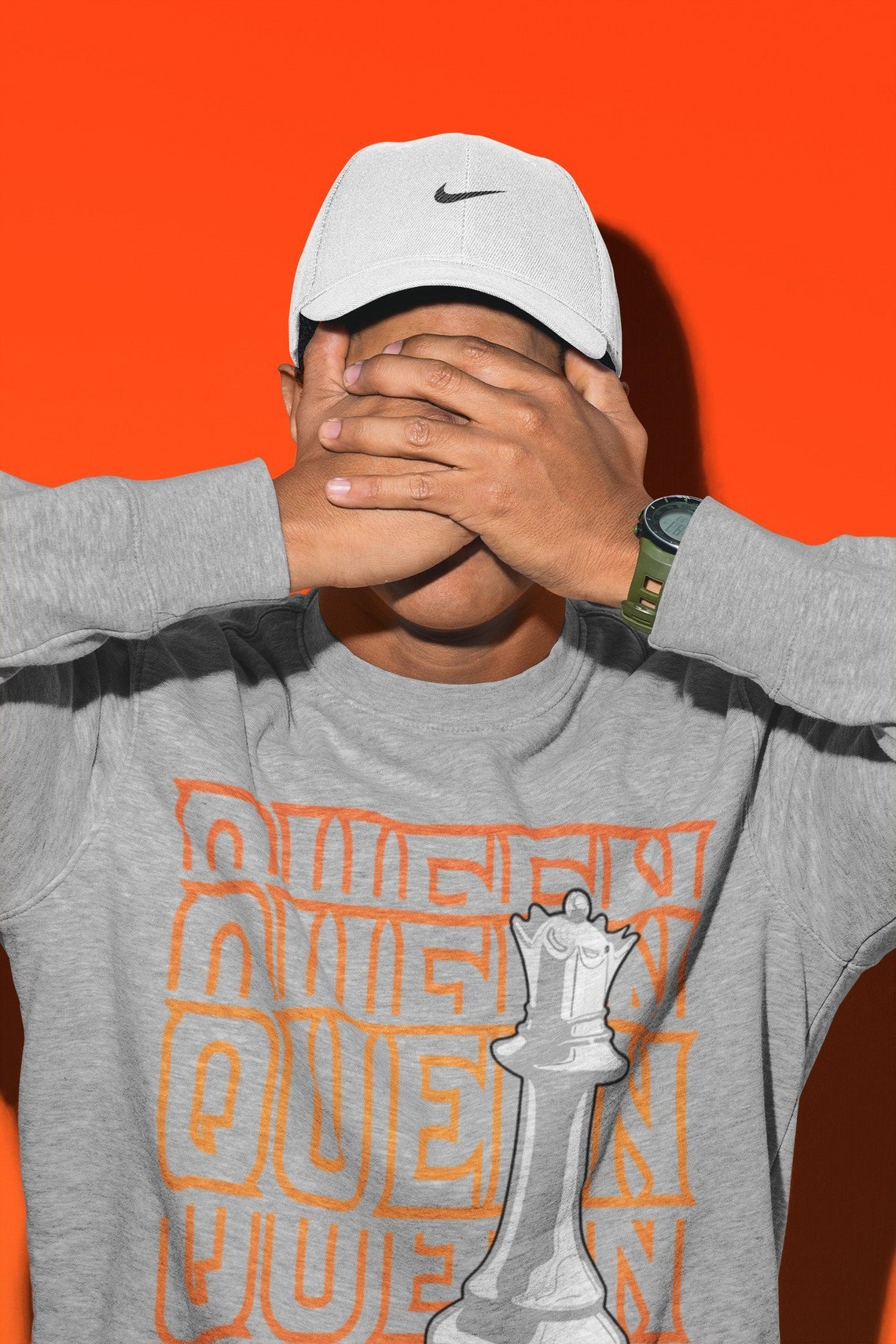 white slogan sweatshirt