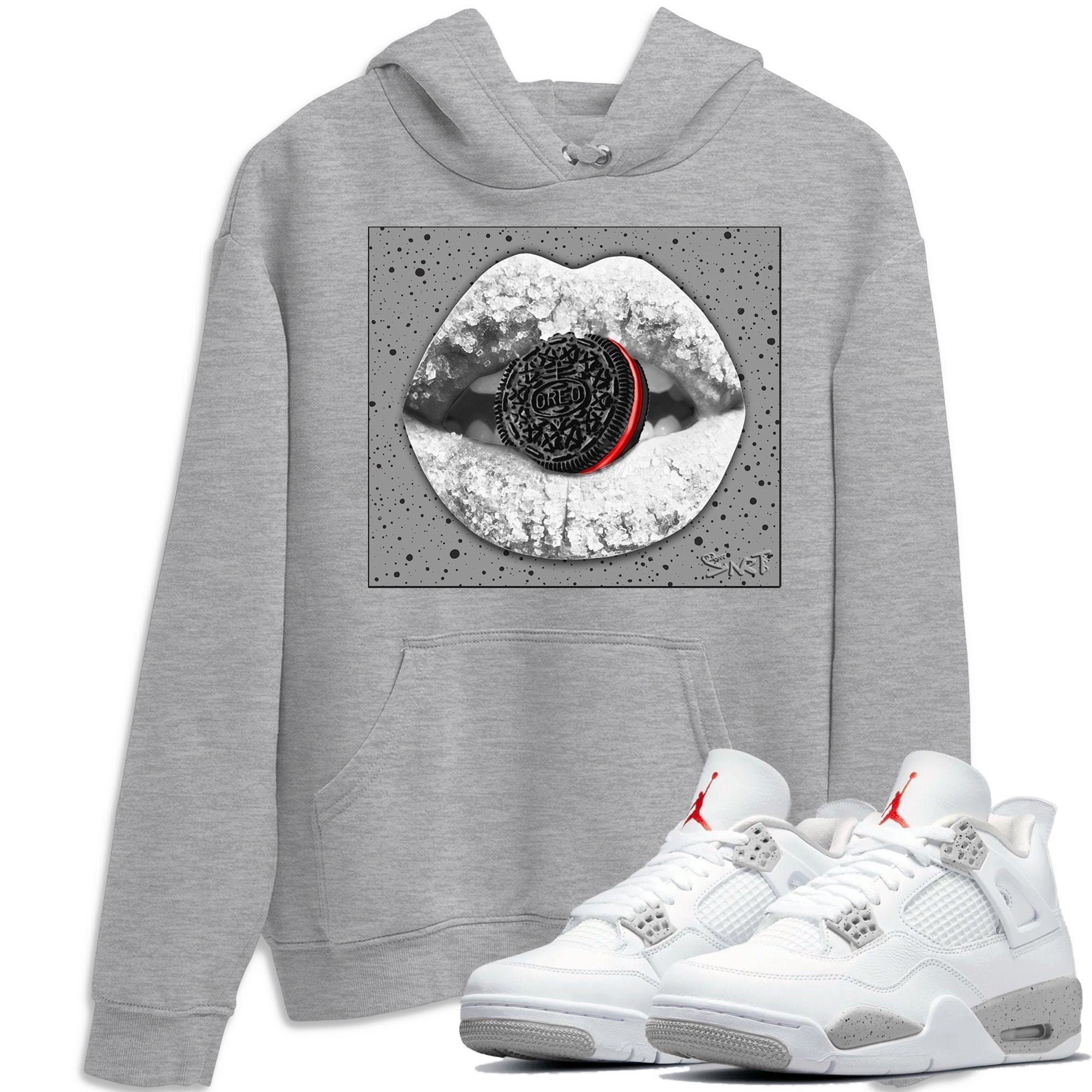 Air Jordan 4 White Oreo Sneaker Shirts And Sneaker Matching | Etsy