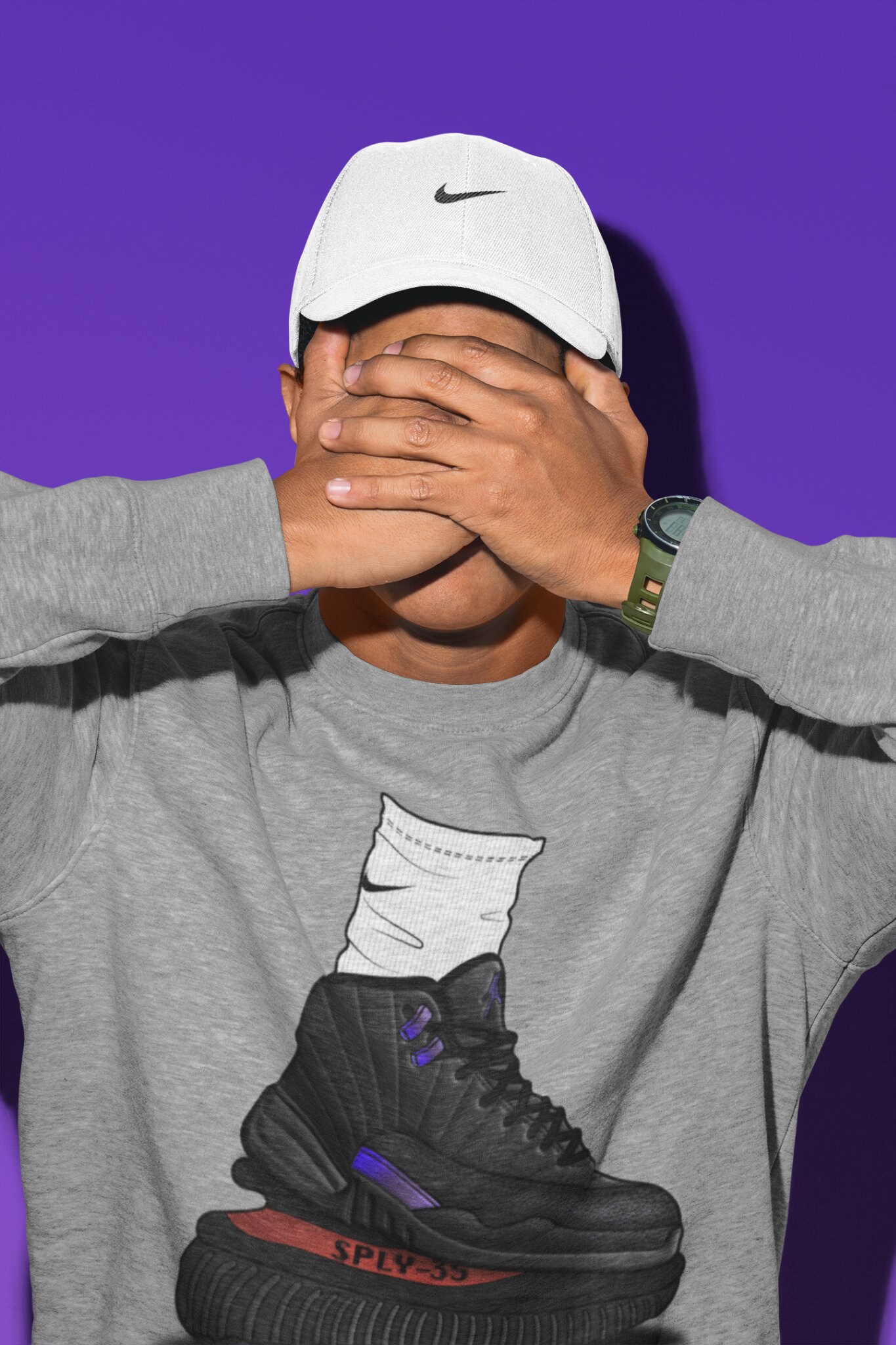 Air Jordan 12 Dark Concord Sneaker Shirts And Sneaker Matching | Etsy