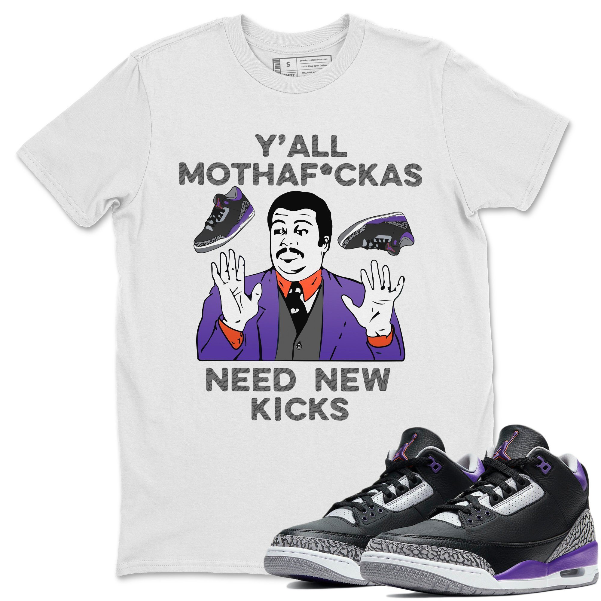 jordan 3 purple shirt