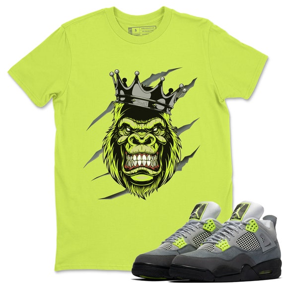 air jordan 4 neon shirt