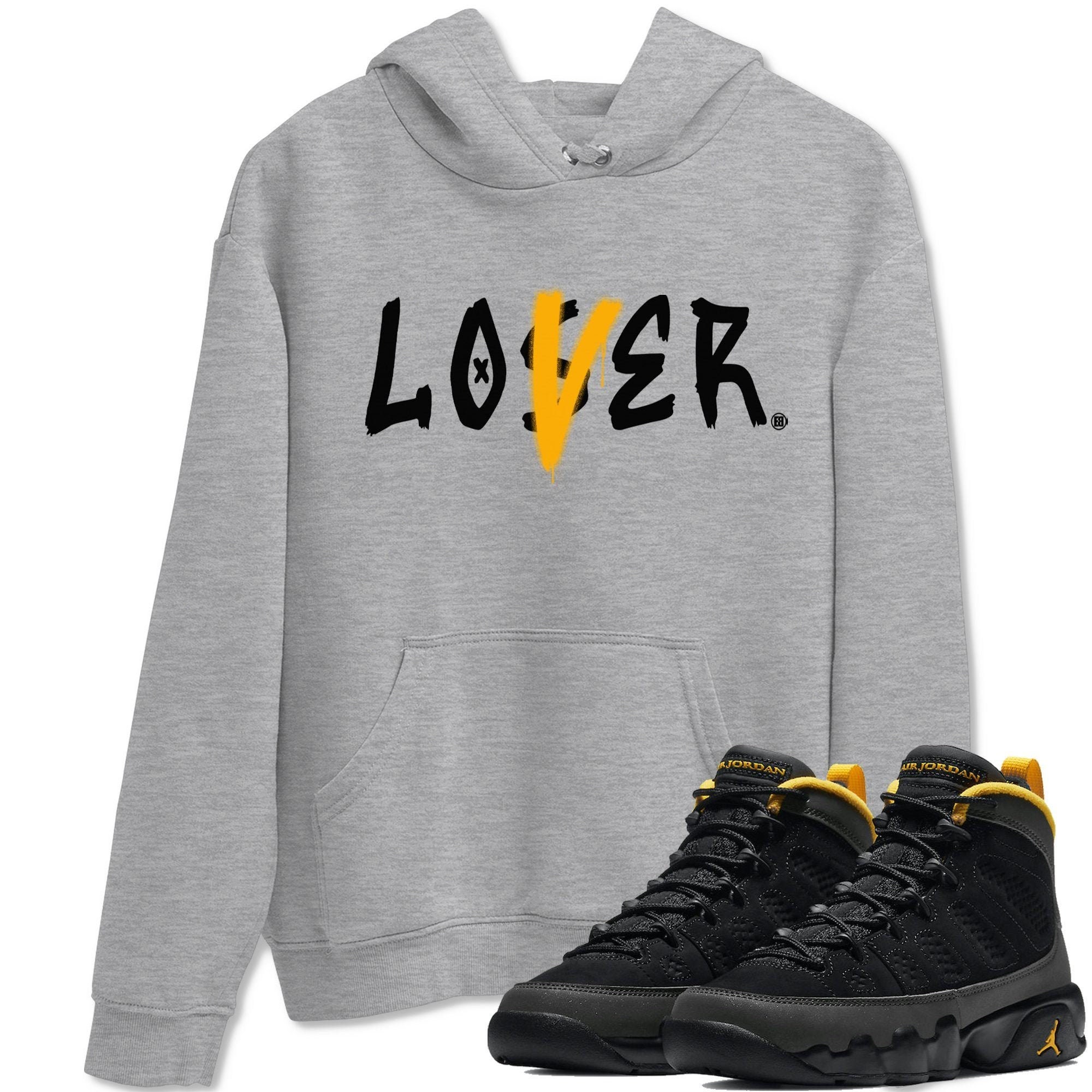 retro 9 university gold shirt