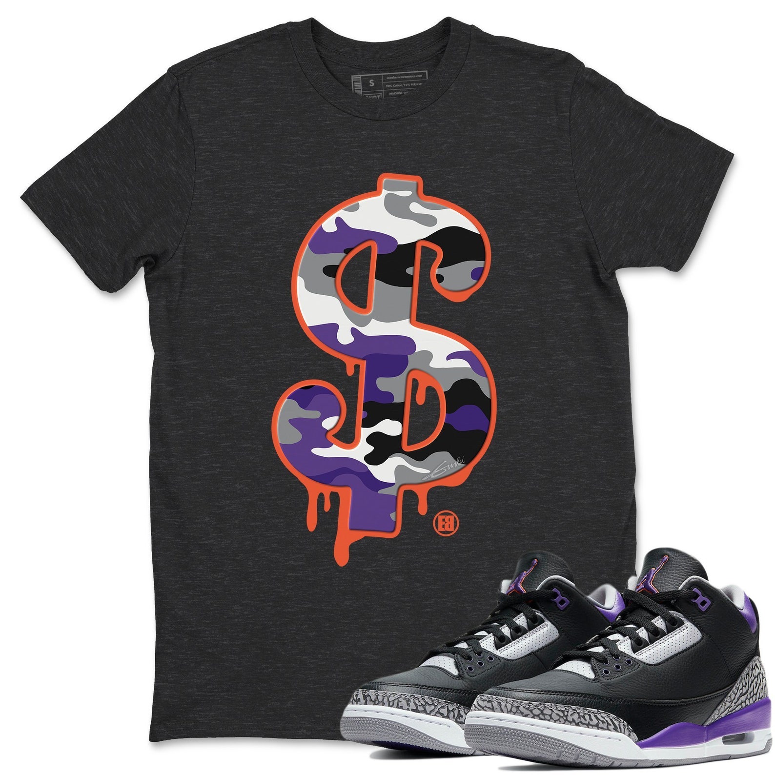 jordan 3 purple shirt